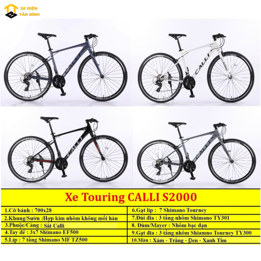 Xe touring Calli S2000 